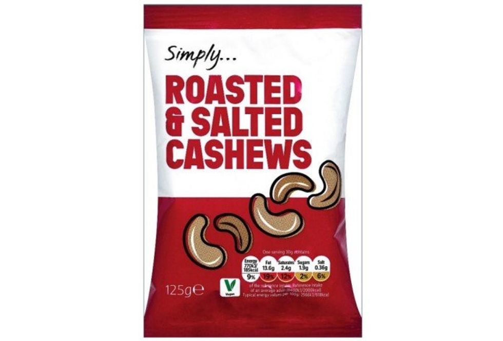 Simply Roasted & Salted Cashews 125g