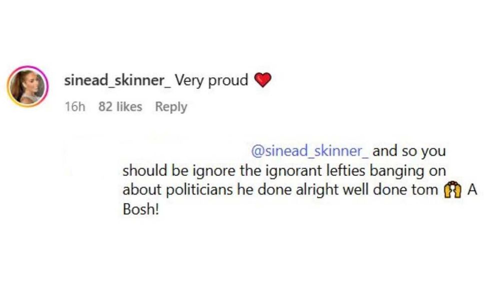Sinead Skinner comment
