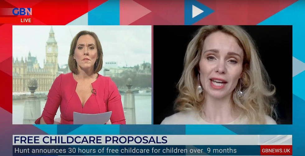 Siobhan Baillie talking to Camilla Tominey