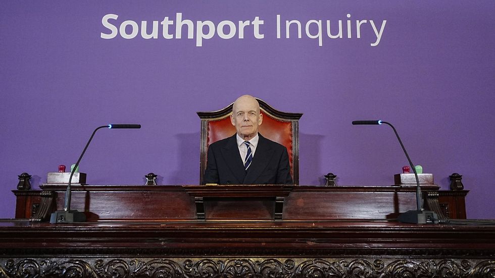Sir Adrian Fulford Southport inquiry