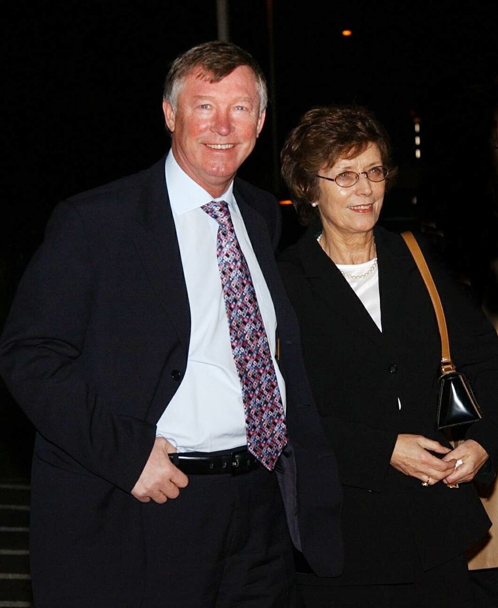 Sir Alex and Lady Cathy Ferguson
