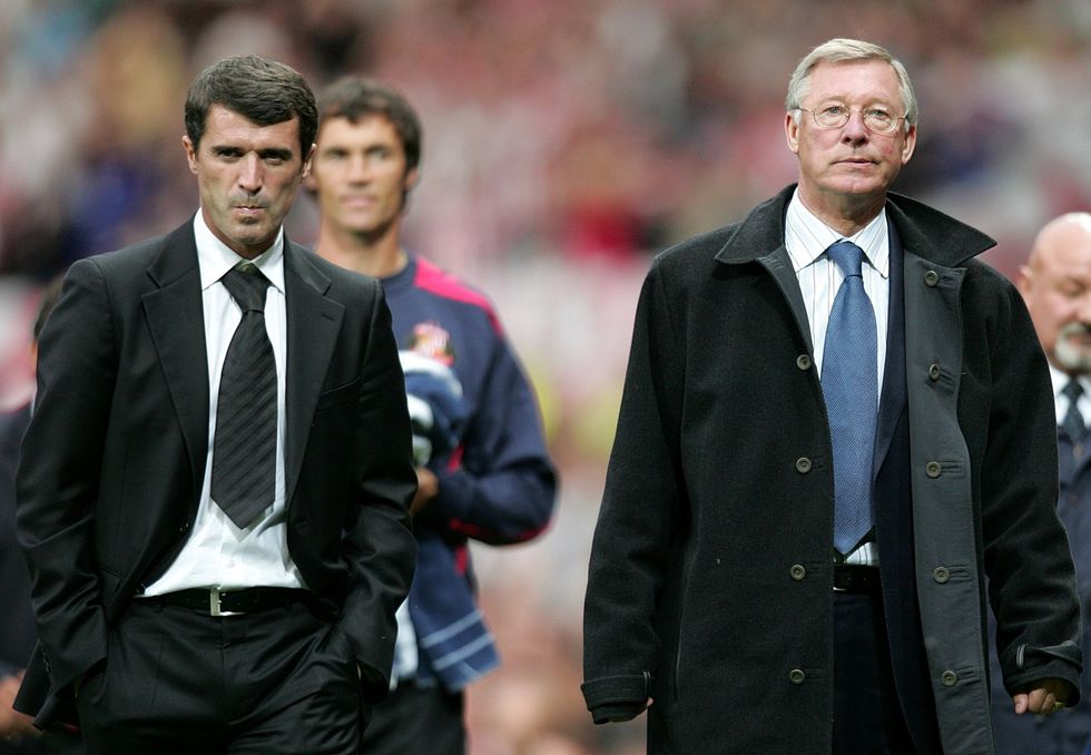Sir Alex Ferguson Roy Keane
