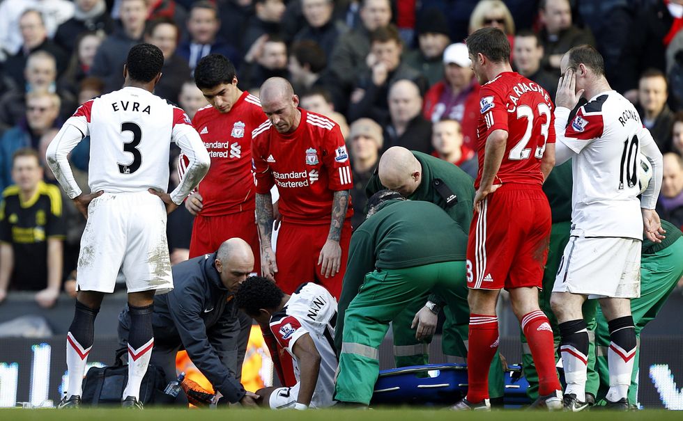Sir Alex Ferguson showed no sympathy to Nani after a crunching challenge from Jamie Carragher\u200b