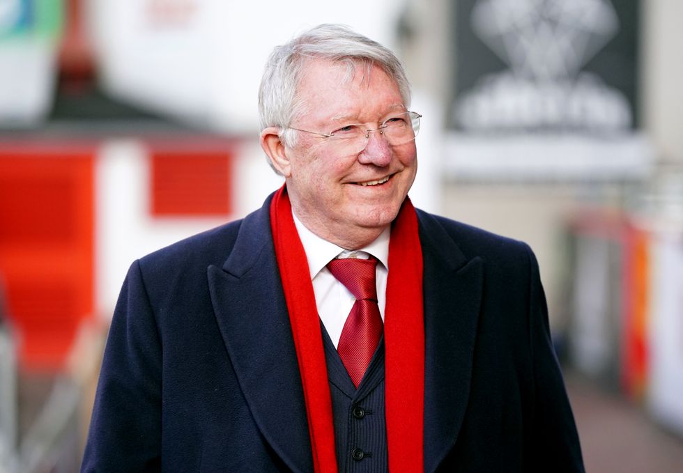 Sir Alex Ferguson was among those present at the awards ceremony.