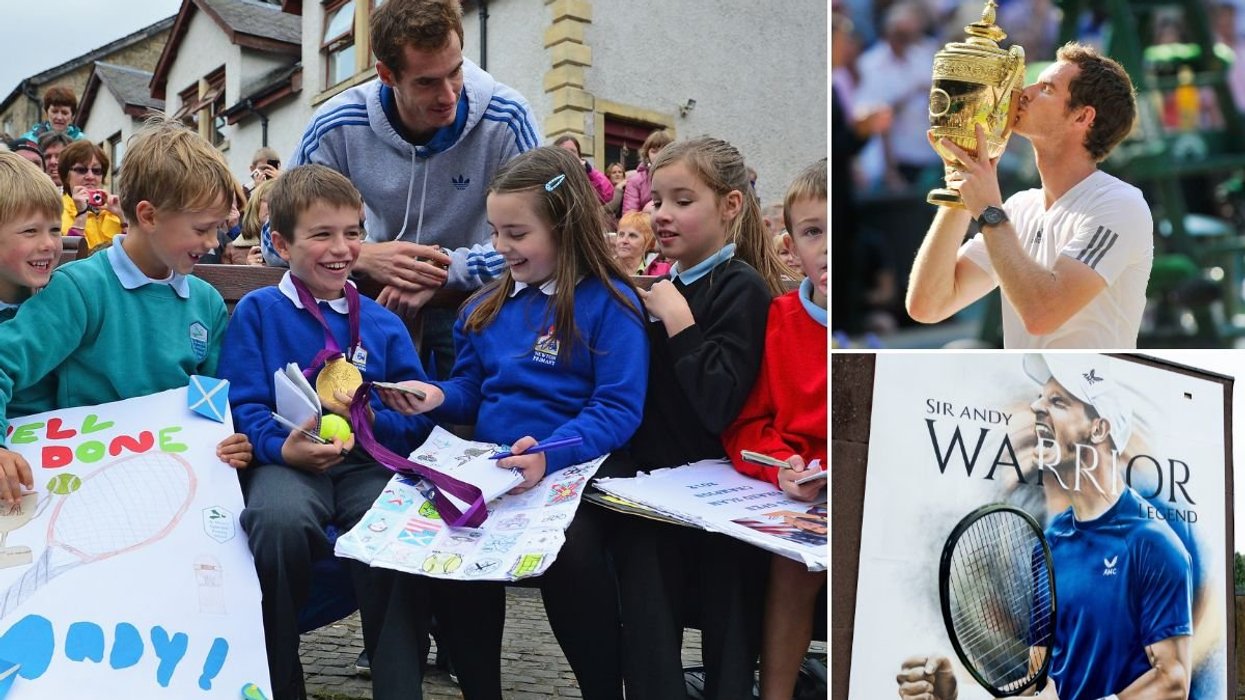 Sir Andy Murray Dunblane collage