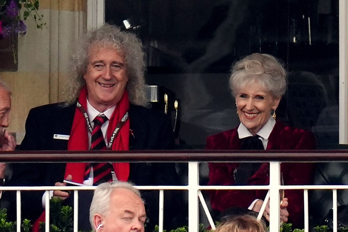 Sir Brian May and Anita Dobson