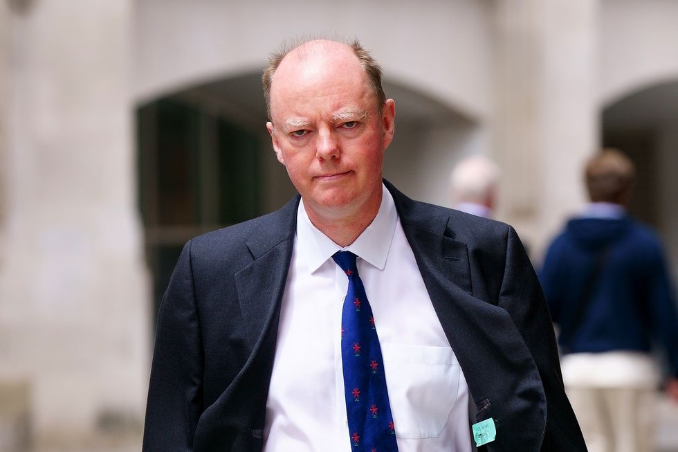 Sir Chris Whitty, England's Chief Medical Officer, arriving at Church House in London, for a press conference for the Government-commissioned Khan Review into smoking. Picture date: Thursday June 9, 2022.