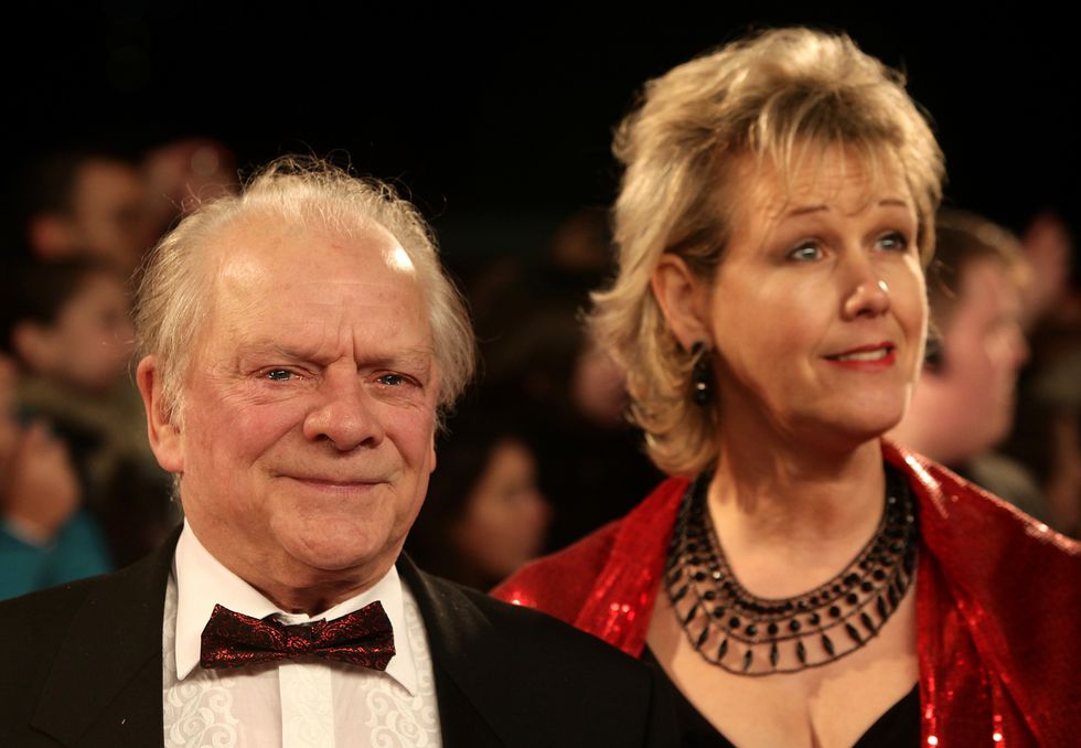 Sir David Jason and his wife Gill White