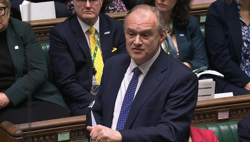 Sir Ed Davey also quizzed Sir Keir on his knowledge of Lord Mandelson's friendship with the convicted paedophile