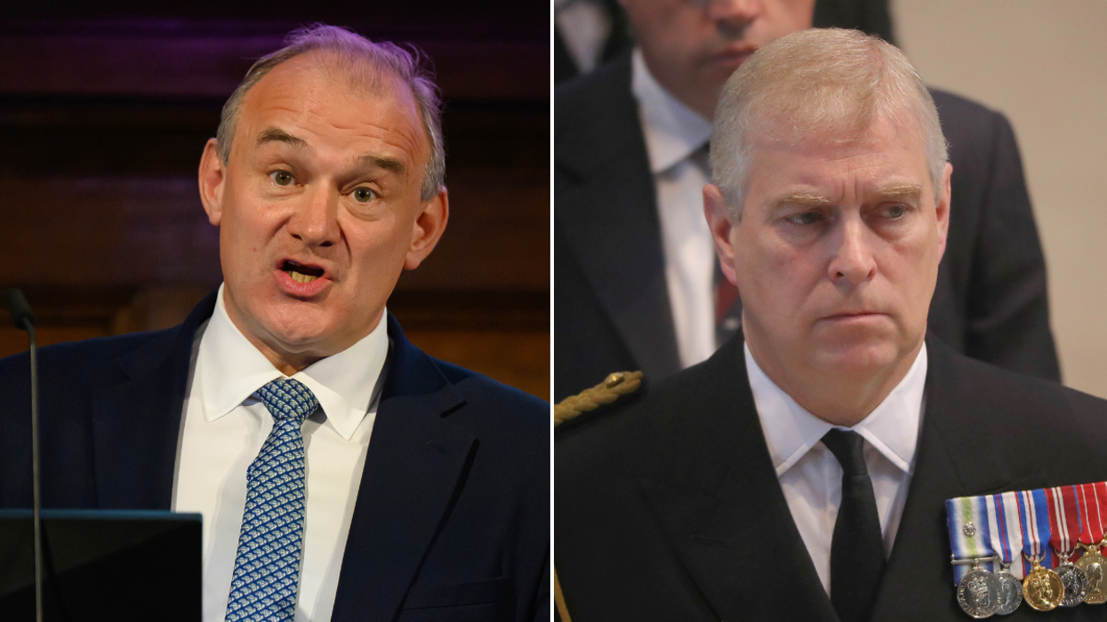 Sir Ed Davey and Prince Andrew