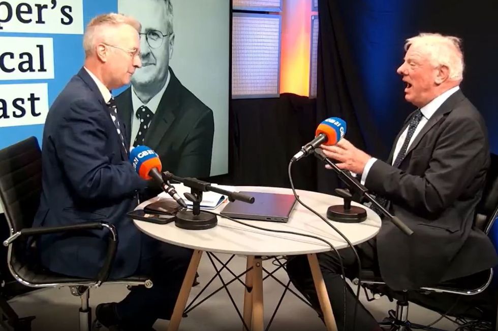 Sir Edward Leigh made a direct appeal to Mrs Badenoch and Mr Farage in an interview with Chopper's Political Podcast