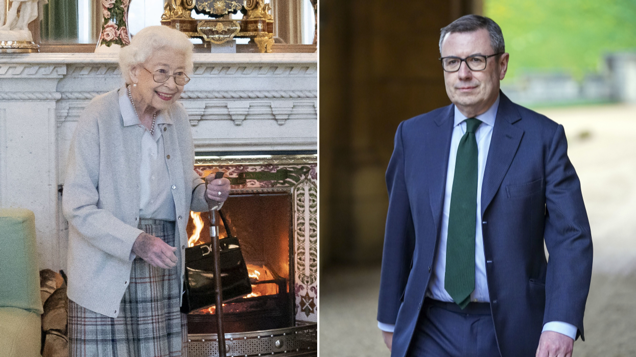 Sir Edward Young penned the note shortly after the late Queen's death