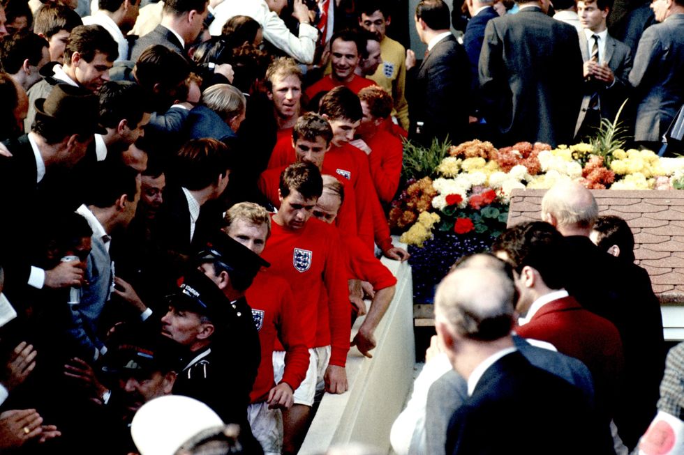 Sir Geoff Hurst famously scored a hat-trick in the 1966 World Cup final to win the competition for England