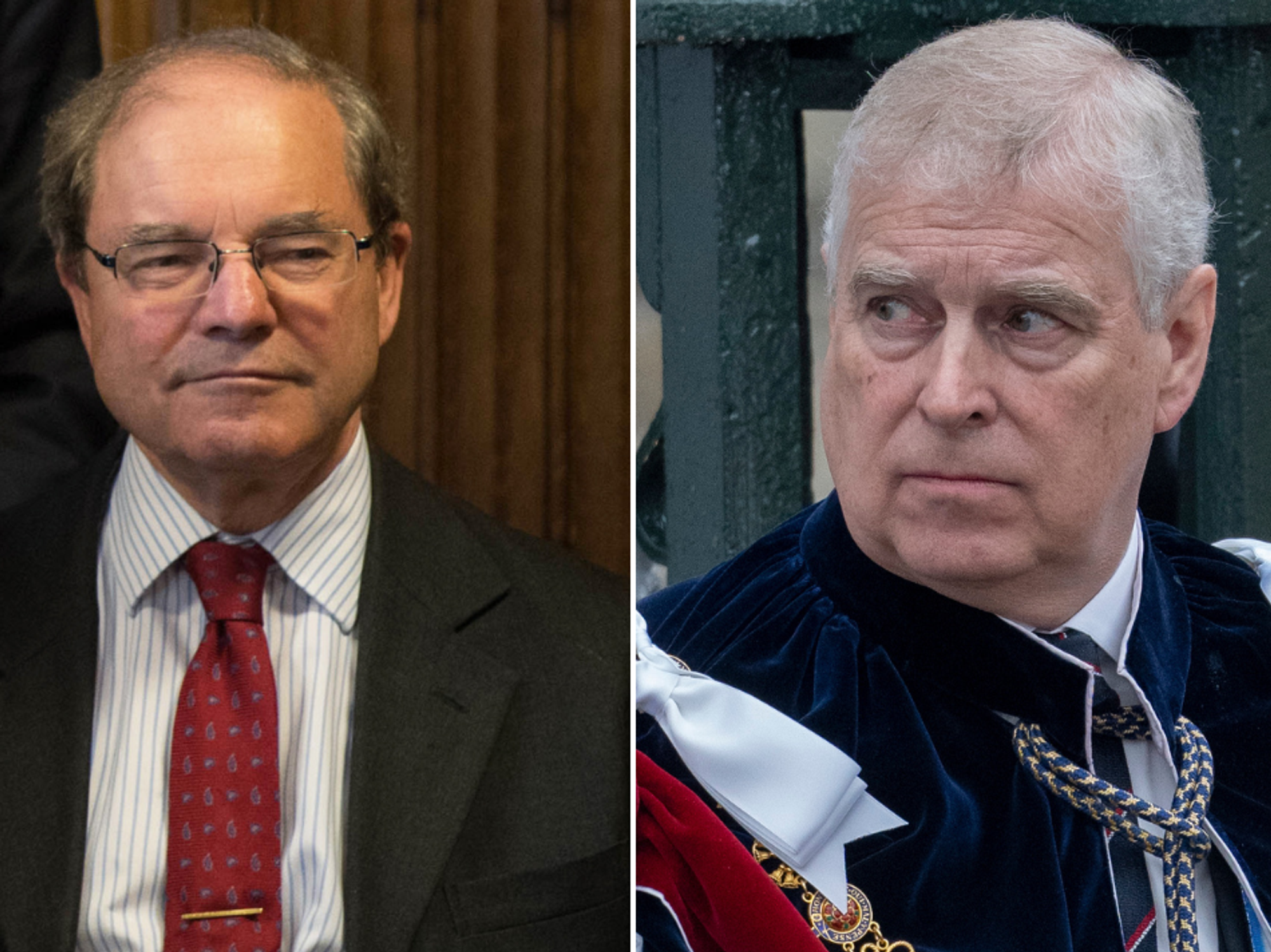 Sir Geoffrey Clifton-Brown and Prince Andrew