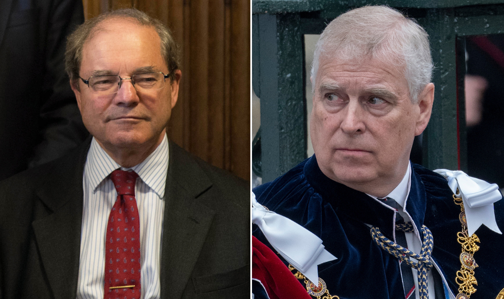 Sir Geoffrey Clifton-Brown and Prince Andrew