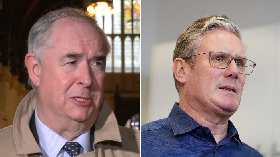 Sir Geoffrey Cox and Sir Keir Starmer