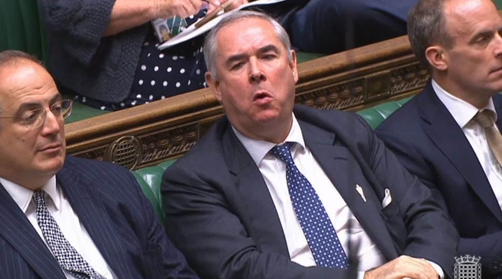 Sir Geoffrey Cox earned almost more than \u00a3950,00 last year from his work as a lawyer.