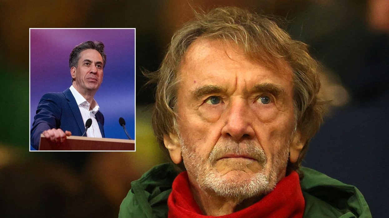 Sir Jim and Miliband