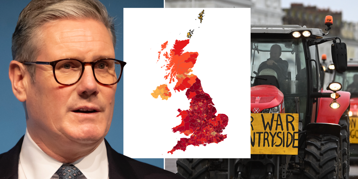 NextImg:MAPPED: Marginal Labour seats with most election petition signatures revealed as PM faces bloodbath