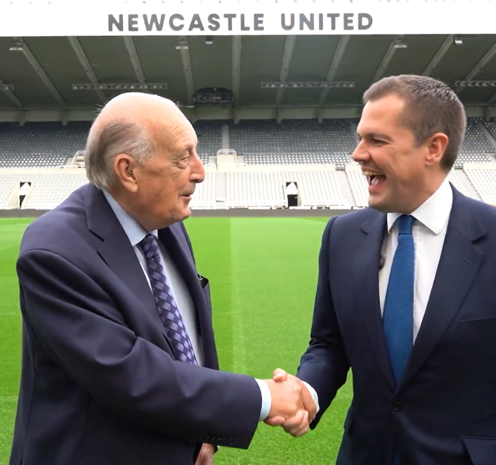 Sir John Hall and Robert Jenrick