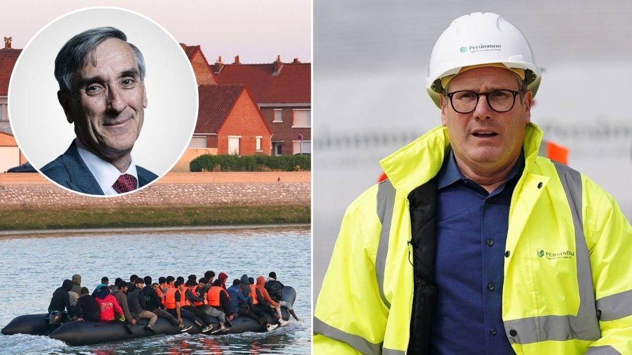 Sir John Redwood, a boat of migrants and Keir Starmer