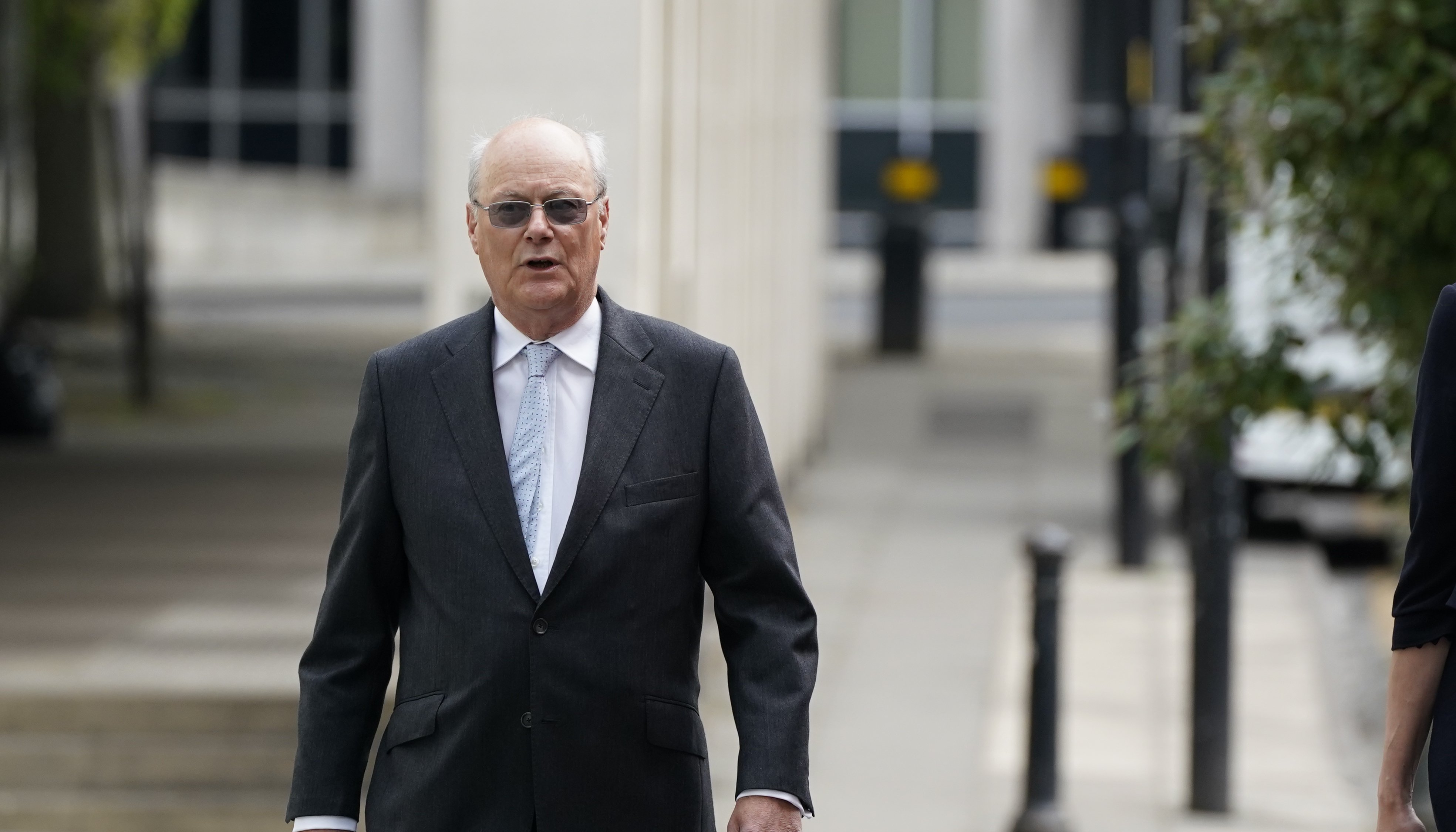 Sir John Saunders, chairman of the Manchester Arena Inquiry, arrives at Manchester Magistrates Court, ahead of the publication of the first volume of the Manchester Arena Inquiry report on security arrangements.
