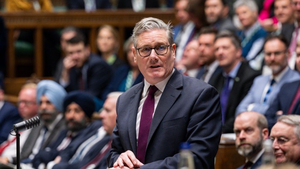 Sir Keir Starmer addresses House of Commons