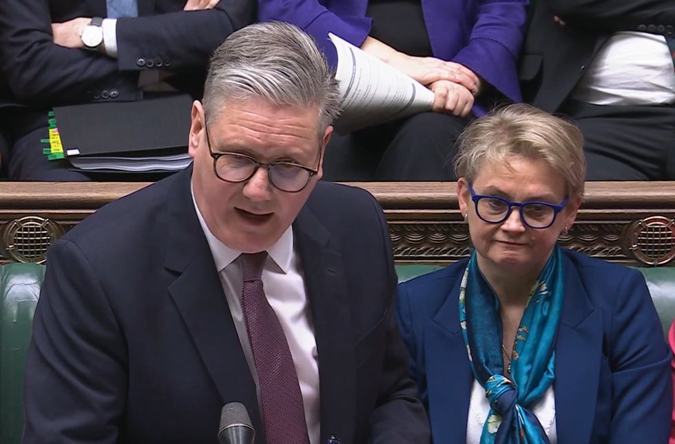 Sir Keir Starmer addressing MPs in the House of Commons
