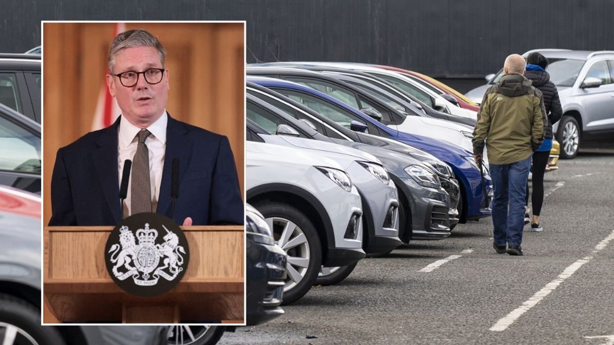 Sir Keir Starmer and a car dealership