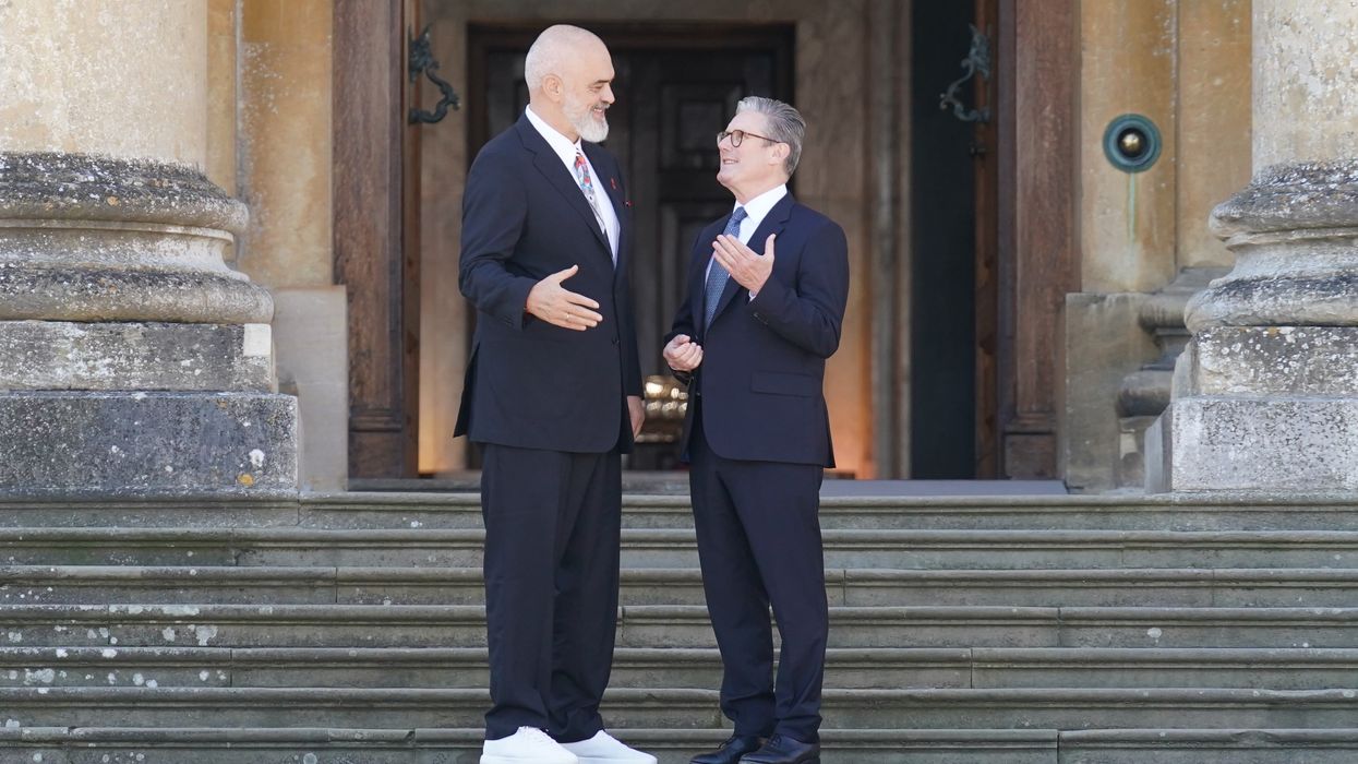 Sir Keir Starmer and Albanian PM Edi Rama