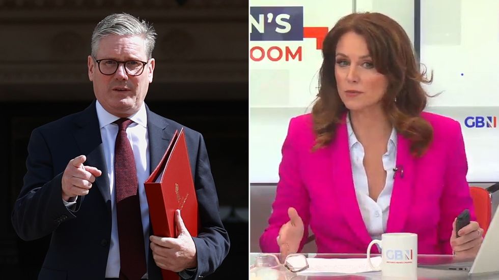 Sir Keir Starmer and Bev Turner