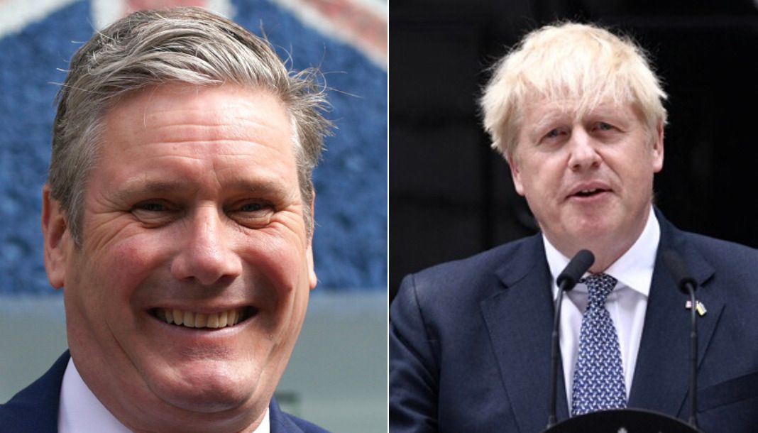 Sir Keir Starmer and Boris Johnson