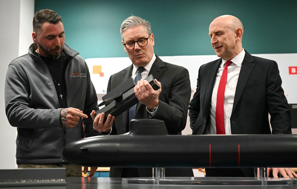 Sir Keir Starmer and Defence Secretary John Healey