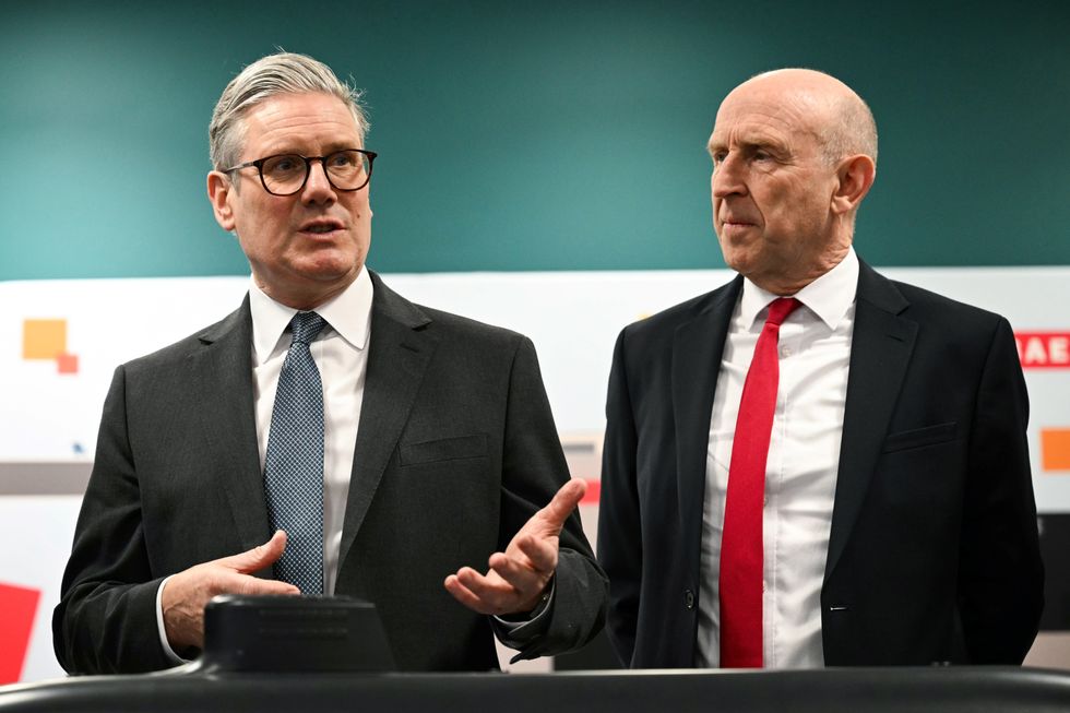 Sir Keir Starmer and Defence Secretary John Healey