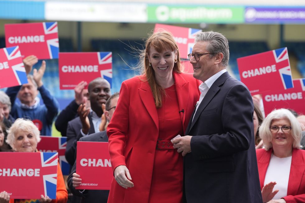 Sir Keir Starmer and deputy leader Angela Rayner
