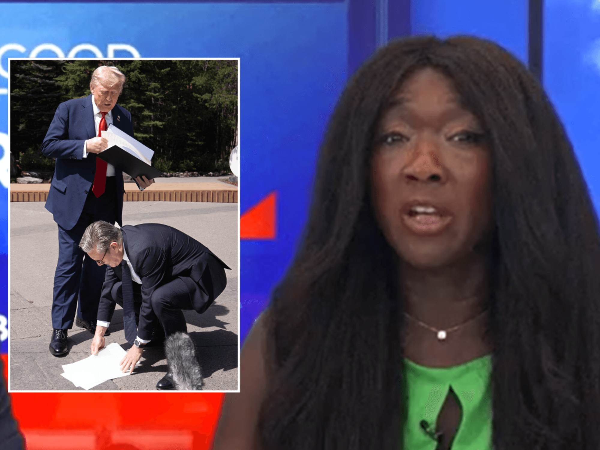 Sir Keir Starmer and Donald Trump; Nana Akua