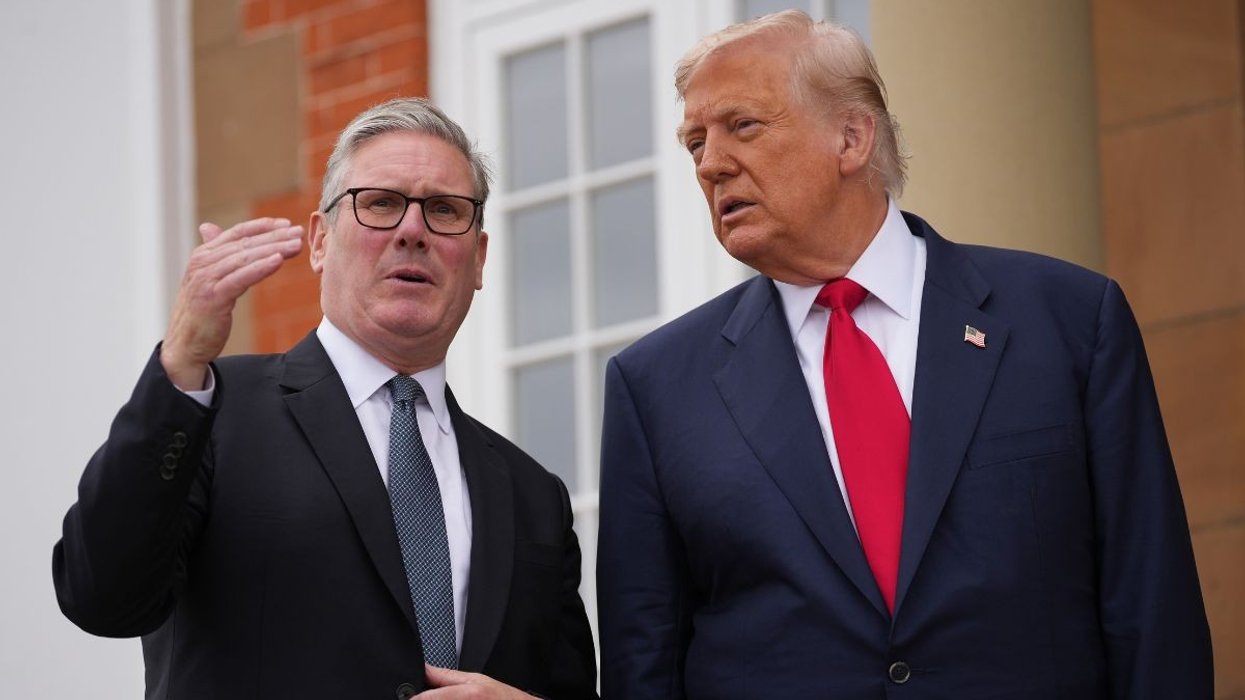 Sir Keir Starmer and Donald Trump