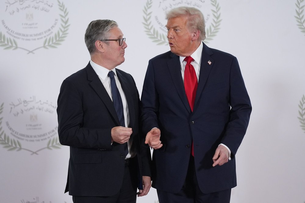 Sir Keir Starmer and Donald Trump