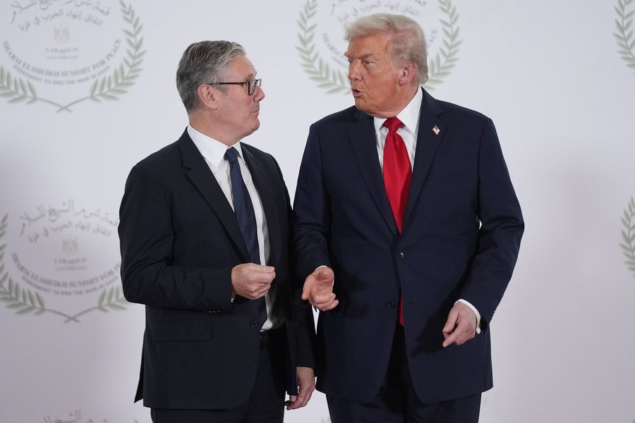 Sir Keir Starmer and Donald Trump