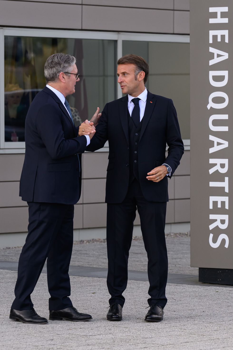 Sir Keir Starmer and Emmanuel Macron