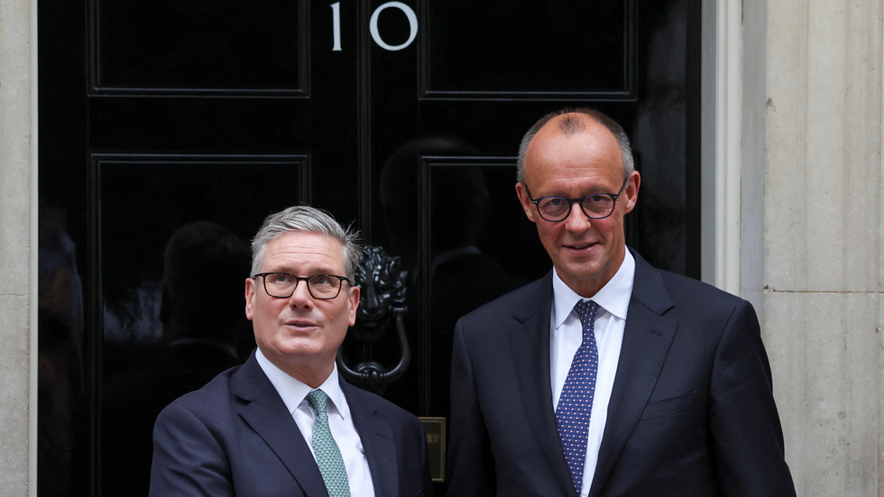 Sir Keir Starmer and Germany's Friedrich Merz at No10