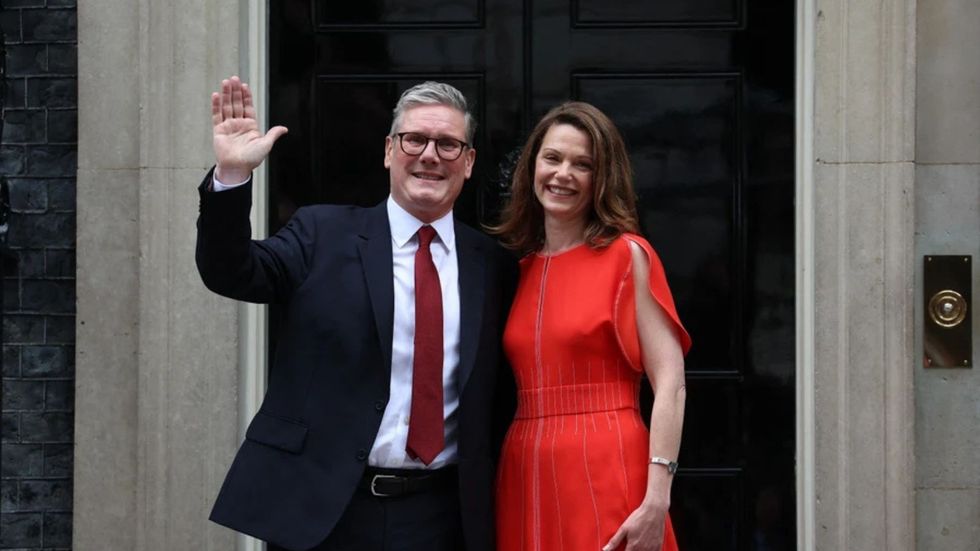 Sir Keir Starmer a jeho manželka Victoria