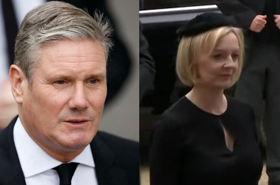 Sir Keir Starmer and Liz Truss