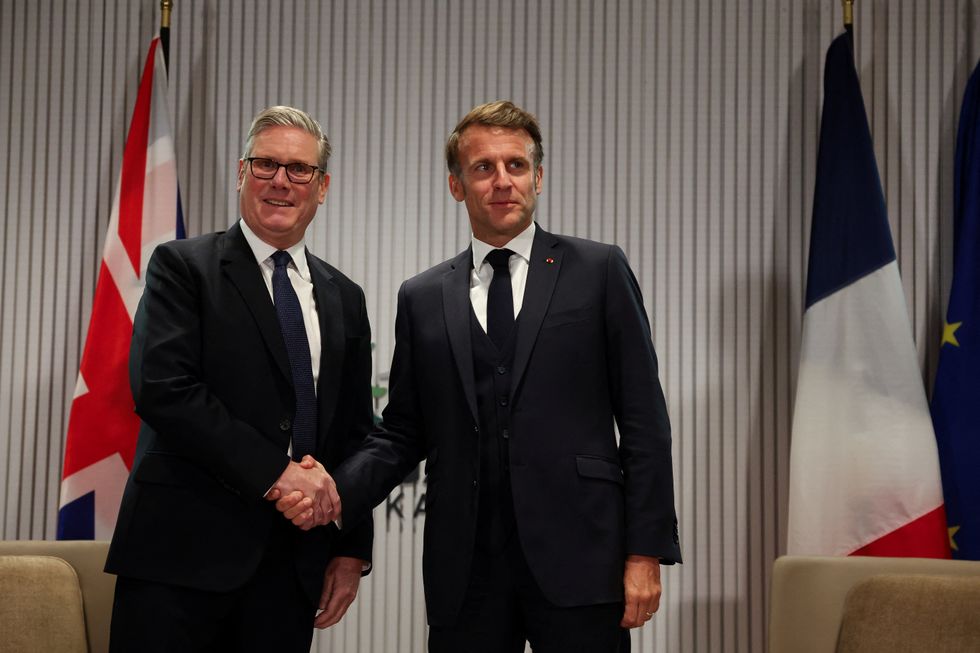 Sir Keir Starmer a Macron