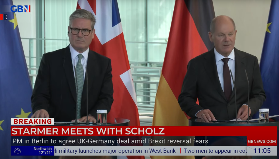 Sir Keir Starmer and Olaf Scholz