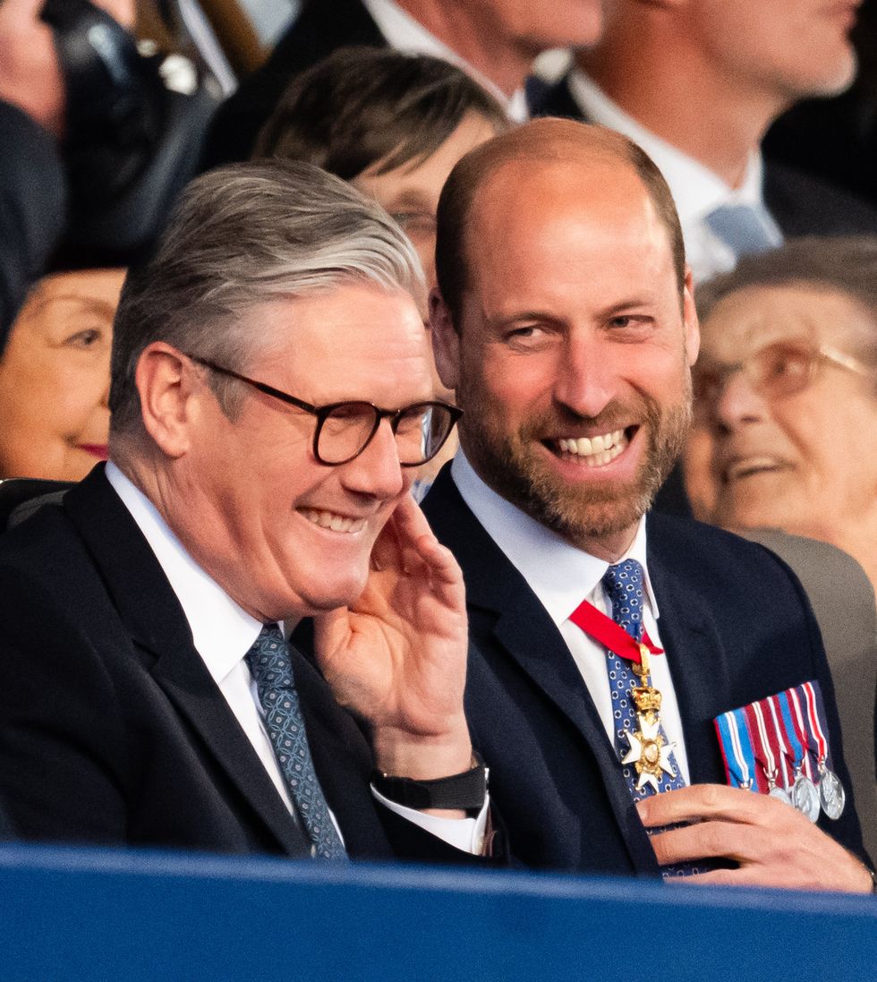 Sir Keir Starmer and Prince William