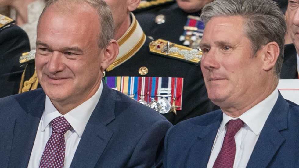 Sir Keir Starmer and Sir Ed Davey