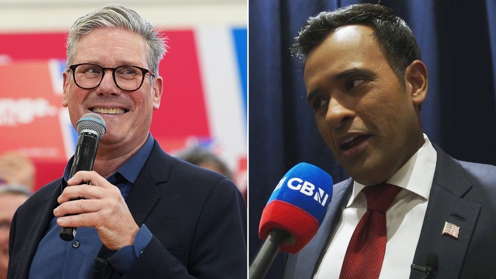 Sir Keir Starmer and Vivek Ramaswamy