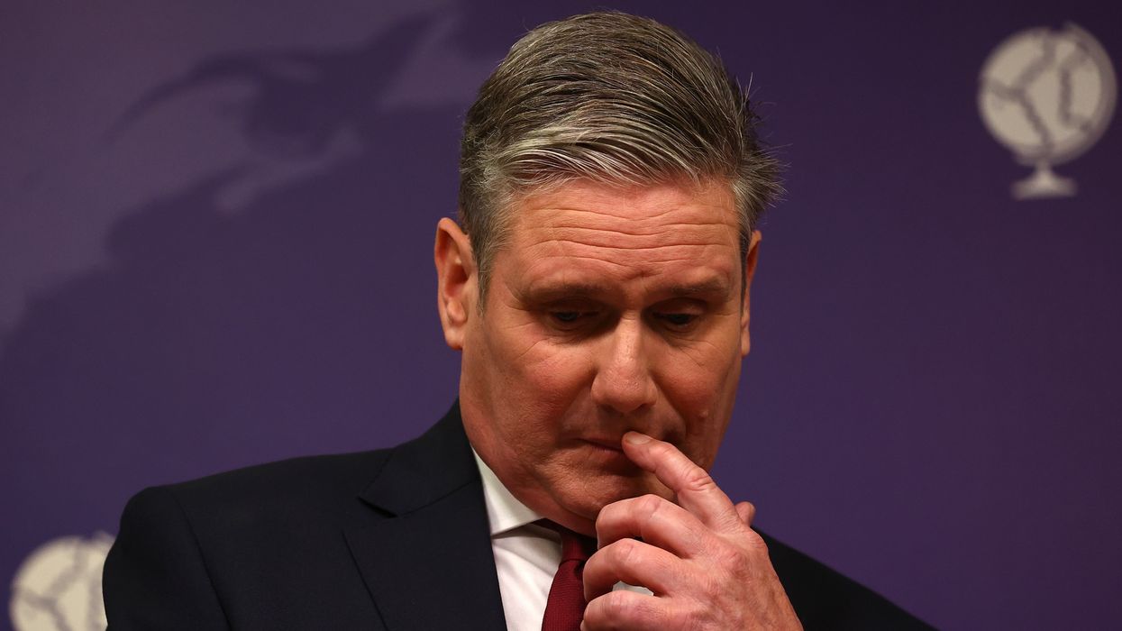 Sir Keir Starmer appearing at Chatham House to discuss events in Israel