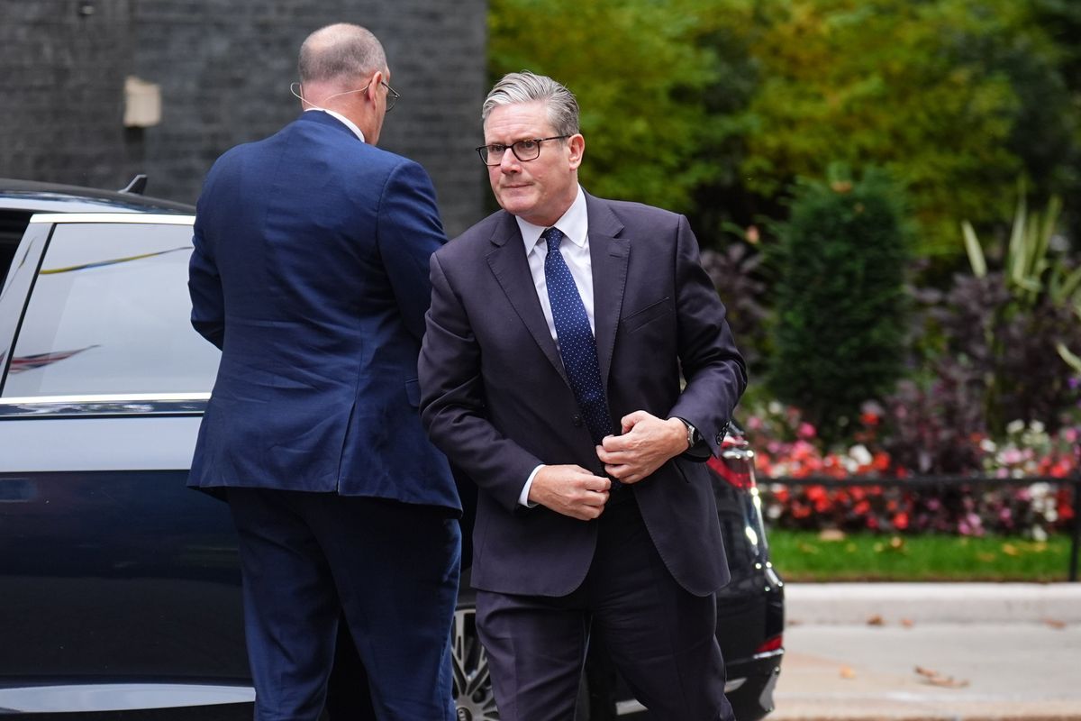 Sir Keir Starmer arrives at Downing Street